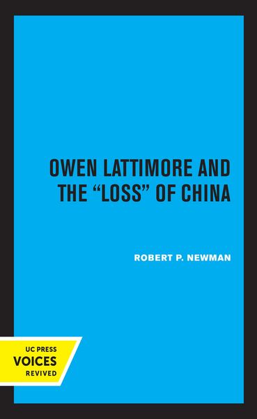 Produktbild: Owen Lattimore and the Loss of China