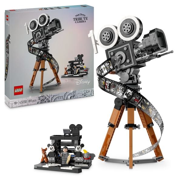 LEGO | Disney Kamera – Hommage an Walt Disney, Set für Erwachsene 43230