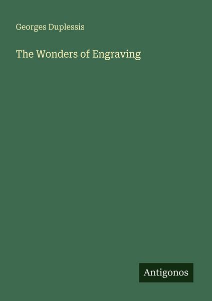 Produktbild: The Wonders of Engraving