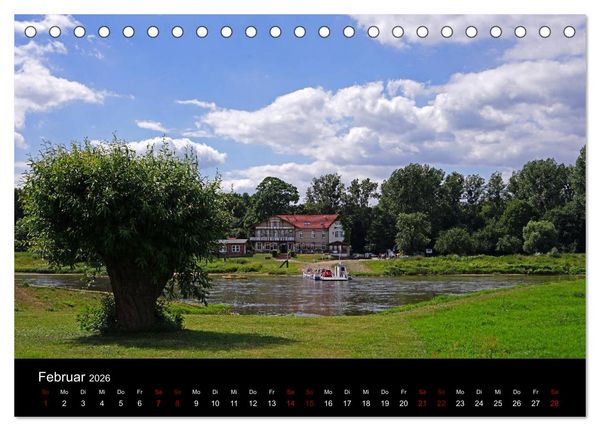 Produktbild: Elberadweg Coswig (Anhalt) (Tischkalender 2026 DIN A5 quer), CALVENDO Monatskalender