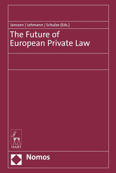 Produktbild: The Future of European Private Law
