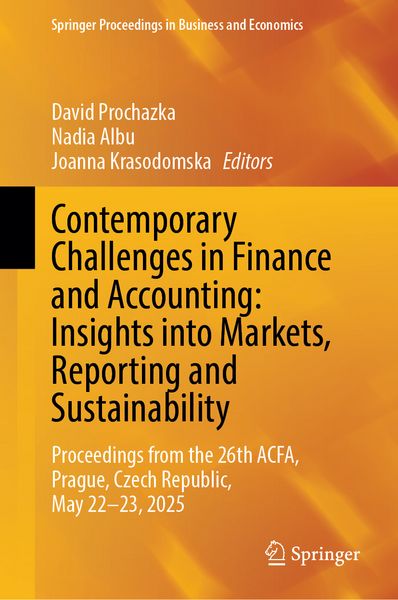 Produktbild: Contemporary Challenges in Finance and Accounting: Insights into Markets, Reporting and Sustainability