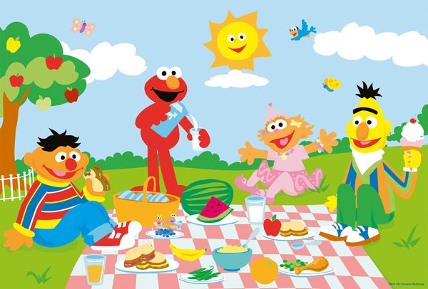Produktbild: Puzzle f&uuml;r Kinder Sesamstrasse 3x24 Teile