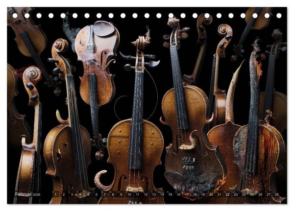 Produktbild: Musica fant&aacute;sia - Die wundersame Welt des Fotok&uuml;nstlers Olaf Bruhn (Tischkalender 2026 DIN A5 quer), CALVENDO Monatskalender