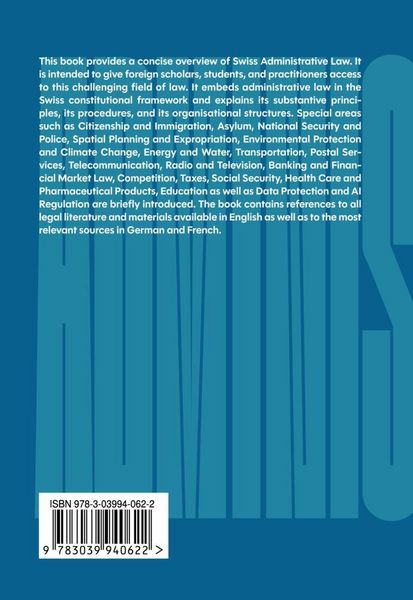 Produktbild: Swiss Administrative Law