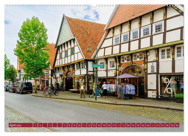 Produktbild: Ein Blick auf Rheda-Wiedenbr&uuml;ck (hochwertiger Premium Wandkalender 2026 DIN A2 quer), Kunstdruck in Hochglanz