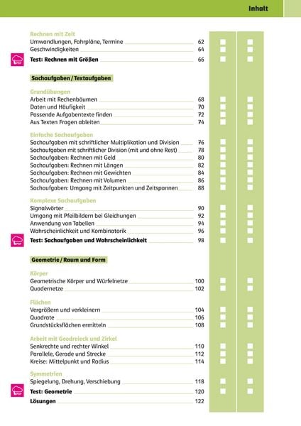 Produktbild: Klett Sicher ins Gymnasium Mathematik 4. Klasse