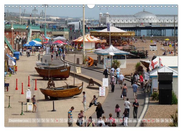 Produktbild: Brighton Pier Bunter Sommer (Wandkalender 2026 DIN A3 quer), CALVENDO Monatskalender