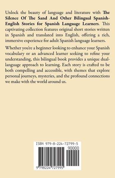 Produktbild: The Silence Of The Sand And Other Bilingual Spanish-English Stories for Spanish Language Learners