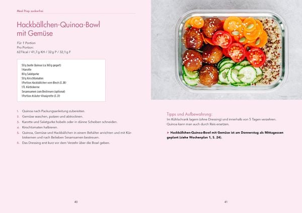 Produktbild: Meal Prep zuckerfrei