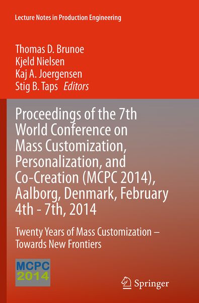 Produktbild: Proceedings of the 7th World Conference on Mass Customizatio