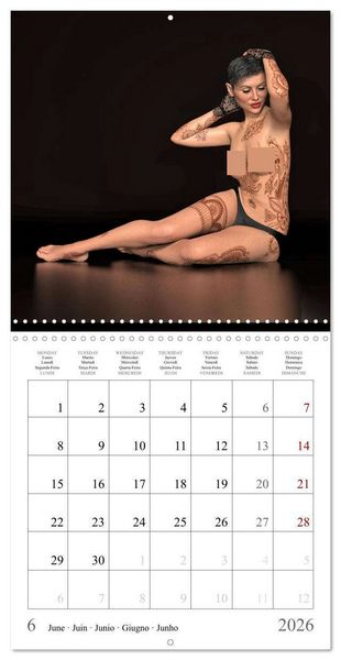 Produktbild: Tattoos on nice skin (Wall Calendar 2026 12 &times; 12 Inch) CALVENDO 12 Month Wall Calendar