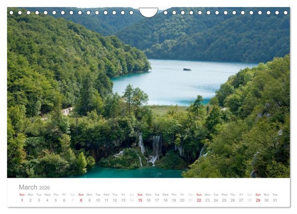 Produktbild: Adriatic Coast Croatia / UK-Version (Wall Calendar 2026 DIN A4 landscape), CALVENDO 12 Month Wall Calendar