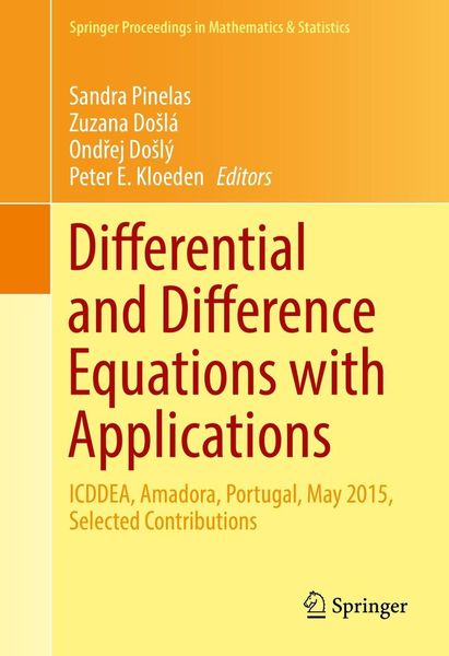 Produktbild: Differential and Difference Equations with Applications