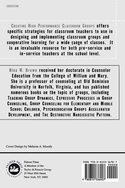 Produktbild: Creating High Performance Classroom Groups