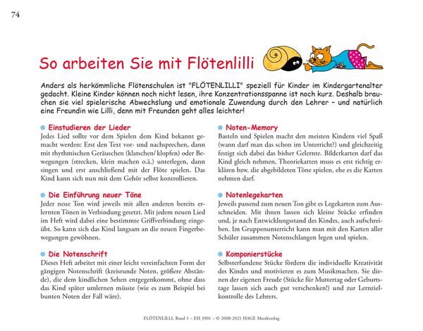 Produktbild: Flötenlilli - Blockflötenschule Band 1