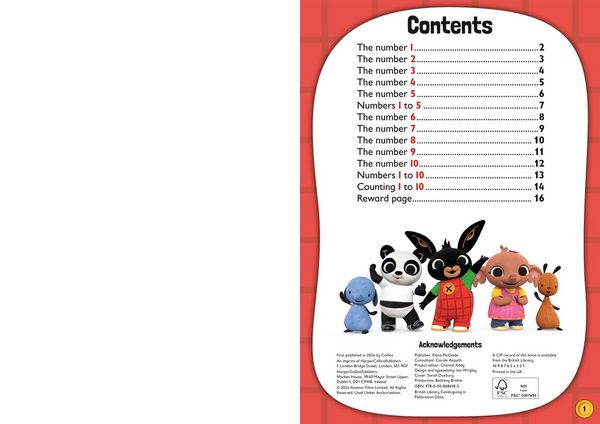 Produktbild: PLAY & LEARN WITH BING NUMBERS
