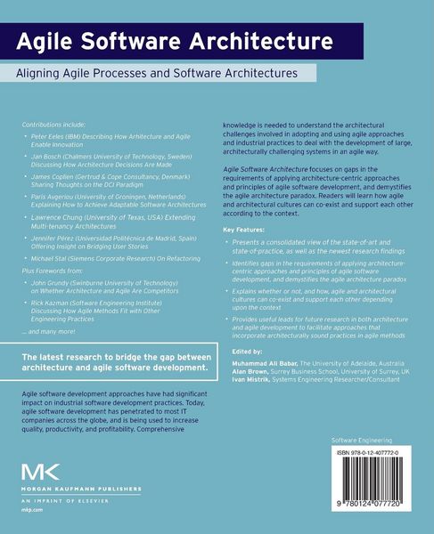 Produktbild: Agile Software Architecture