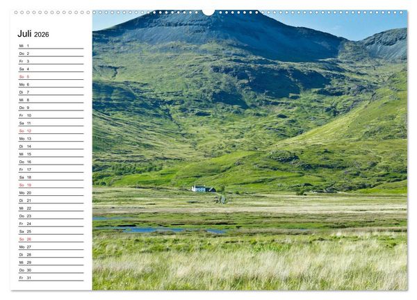 Produktbild: Schottland - grandiose Landschaften im Westen (Wandkalender 2026 DIN A2 quer), CALVENDO Monatskalender