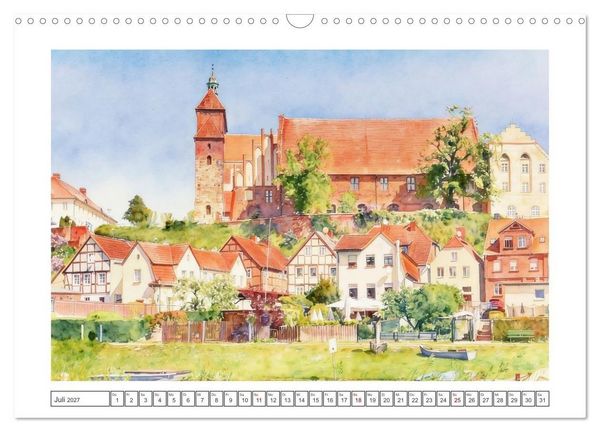 Produktbild: Bezaubernde St&auml;dte in Sachsen-Anhalt (Wandkalender 2027 DIN A3 quer), CALVENDO Monatskalender