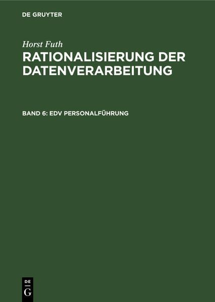 Produktbild: EDV Personalf&uuml;hrung