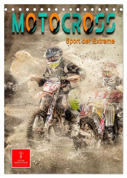 Produktbild: Motocross - Sport der Extreme (Tischkalender 2026 DIN A5 hoch), CALVENDO Monatskalender