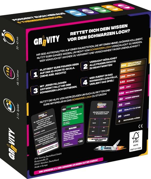 Produktbild: Gravity - Das Quizspiel