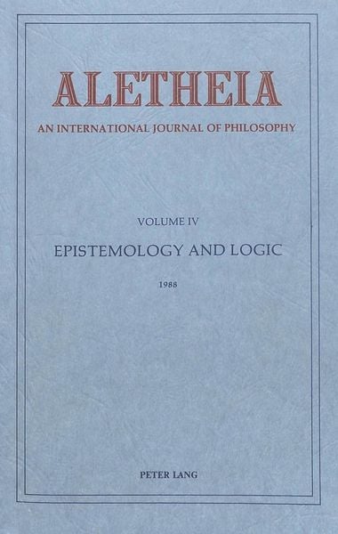 Produktbild: Aletheia: An International Yearbook of Philosophy
