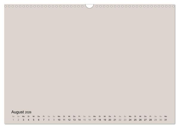 Produktbild: DIY Bastel-Kalender -Erdige Pastell Farben- Zum Selbstgestalten (Wandkalender 2026 DIN A3 quer), CALVENDO Monatskalender