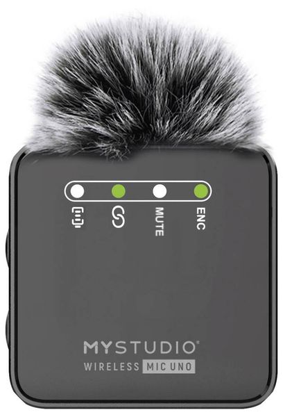 Produktbild: Ansteck Studiomikrofon Easypix MyStudio Mic UNO &Uuml;bertragungsart (Details):Kabelgebunden, Funk inkl. Windschutz, inkl. Mikrofoncase