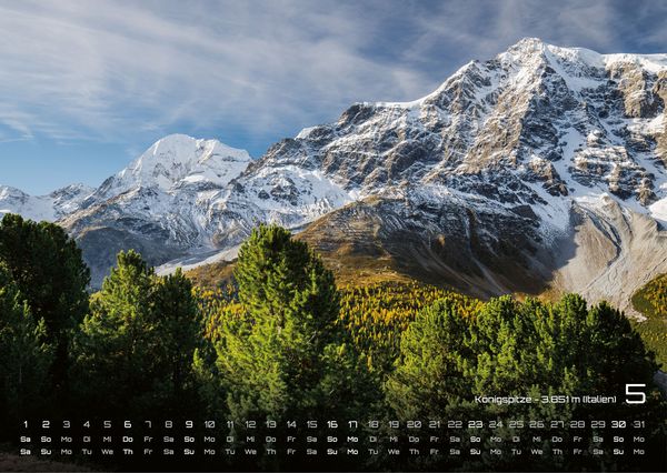 Produktbild: Die Alpen - dem Himmel so nah - 2027 - Kalender DIN A3