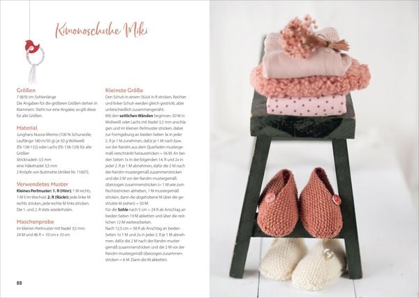 Produktbild: S&uuml;&szlig;e Babysch&uuml;hchen stricken