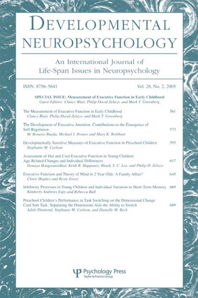 Produktbild: Measurement of Executive Function in Early Childhood