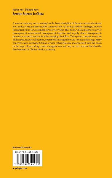Produktbild: Service Science in China
