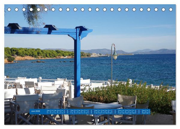 Produktbild: Reisen ans Meer (Tischkalender 2026 DIN A5 quer), CALVENDO Monatskalender