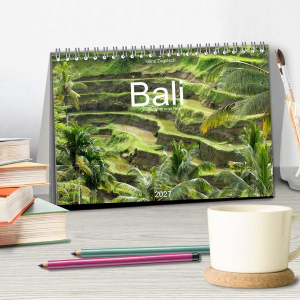 Produktbild: Bali - Momente einer Reise (Tischkalender 2027 DIN A5 quer), CALVENDO Monatskalender