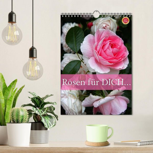 Produktbild: Rosen f&uuml;r DICH / Geburtstagskalender (Wandkalender 2026 DIN A4 hoch), CALVENDO Monatskalender