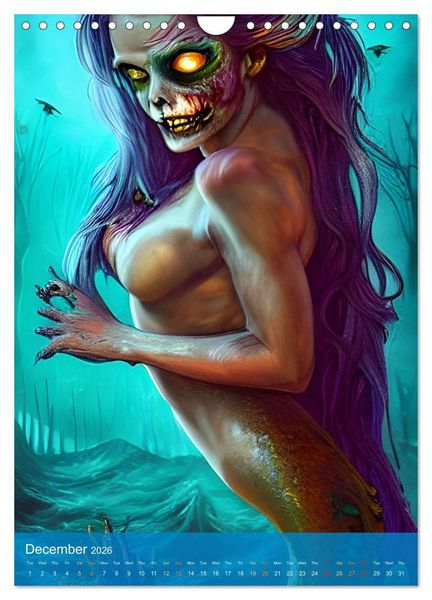 Produktbild: Sirens of the Undead Seas (Wall Calendar 2026 DIN A4 portrait), CALVENDO 12 Month Wall Calendar