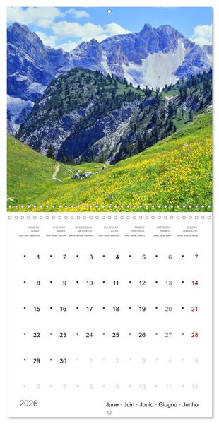 Produktbild: Dolomites Moments in the light (Wall Calendar 2026 12 &times; 12 Inch) CALVENDO 12 Month Wall Calendar
