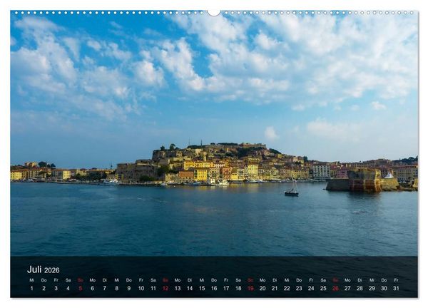 Produktbild: Zauberhaftes Elba (hochwertiger Premium Wandkalender 2026 DIN A2 quer), Kunstdruck in Hochglanz