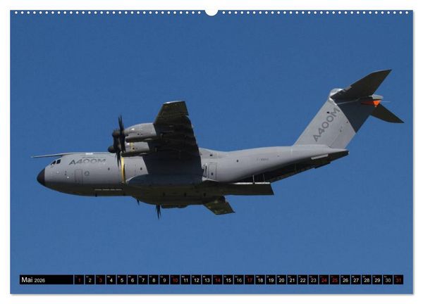 Produktbild: Augenblicke in der Luft: Airbus A400M (hochwertiger Premium Wandkalender 2026 DIN A2 quer), Kunstdruck in Hochglanz