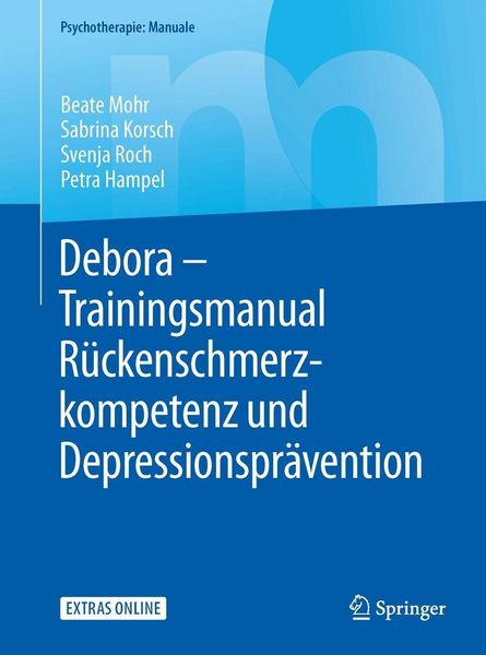 Produktbild: Debora - Trainingsmanual R&uuml;ckenschmerzkompetenz und Depressionspr&auml;vention