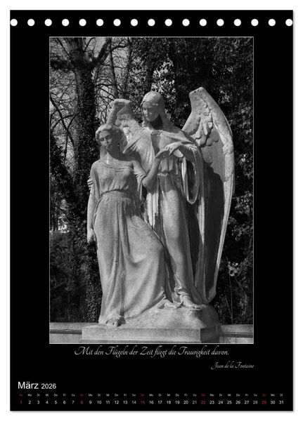 Produktbild: S&uuml;dfriedhof Leipzig (Tischkalender 2026 DIN A5 hoch), CALVENDO Monatskalender