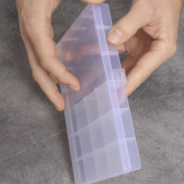 Produktbild: Quadrios 23SA086 Sortimentskasten (L x B x H) 19.5 x 13.1 x 2.2 cm Anzahl F&auml;cher: 13 feste Unterteilung Inhalt 1 St.