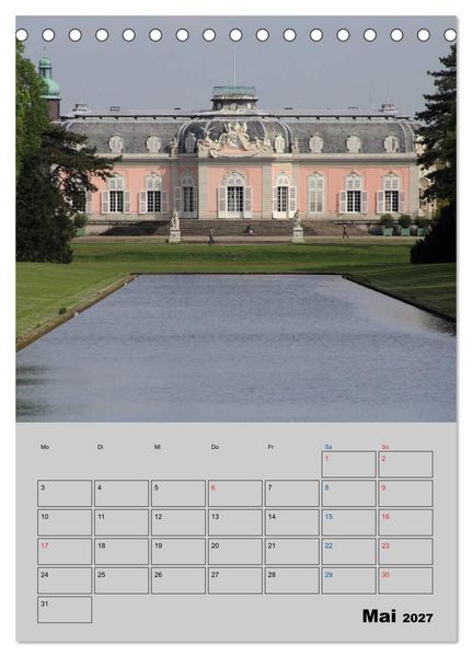 Produktbild: D&uuml;sseldorfer Burgen und Schl&ouml;sser (Tischkalender 2027 DIN A5 hoch), CALVENDO Monatskalender