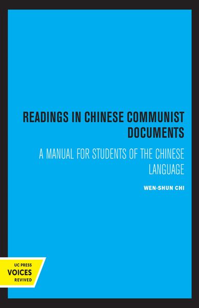 Produktbild: Readings in Chinese Communist Documents