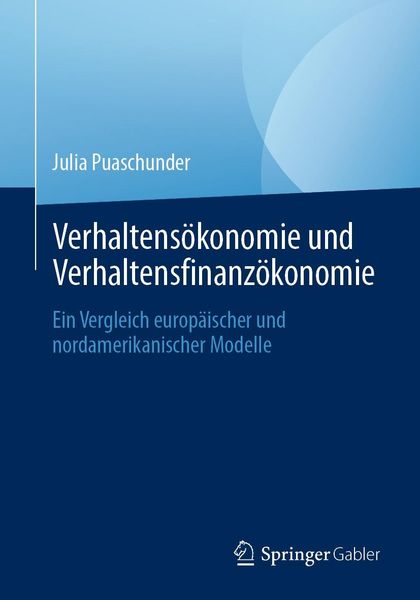 Produktbild: Verhaltens&ouml;konomie und Verhaltensfinanz&ouml;konomie