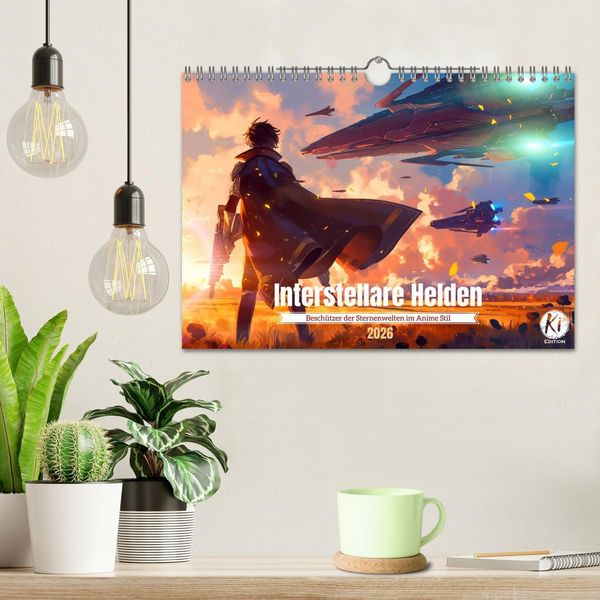 Produktbild: Interstellare Helden (Wandkalender 2026 DIN A4 quer), CALVENDO Monatskalender