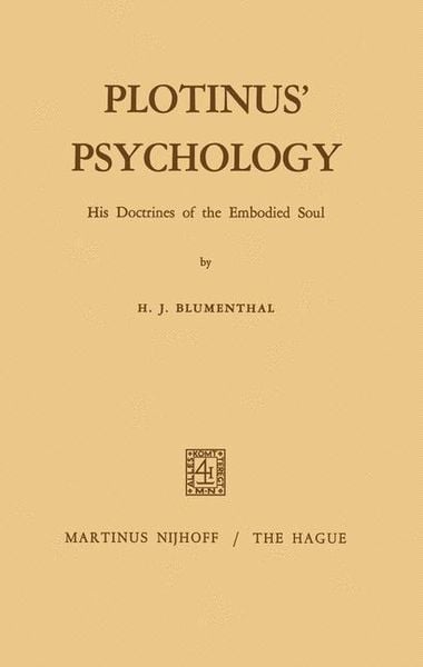 Produktbild: Plotinus' Psychology