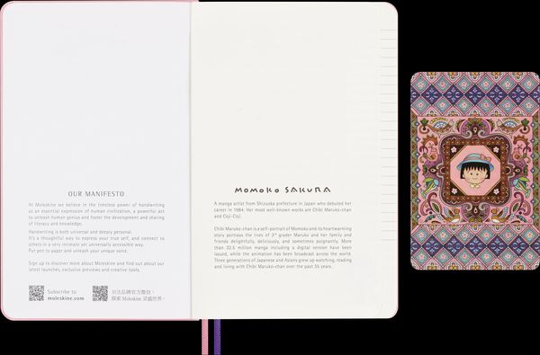 Produktbild: Moleskine Sakura Notizbuch, Large/A5, Liniert, Fester Einband